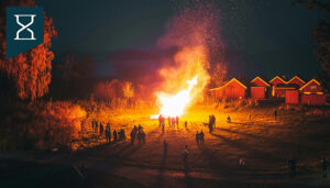 Personas alrededor de un fuego